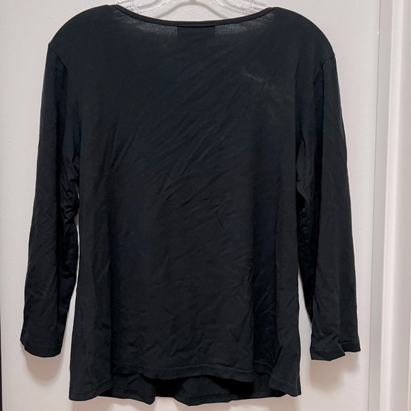 Black Scoop Neck - Picture 2 of 3